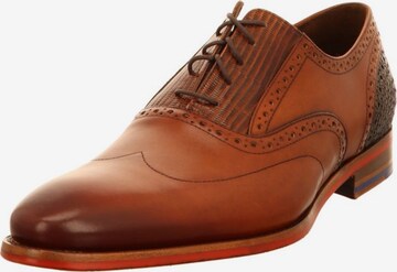 Floris van Bommel Lace-Up Shoes in Brown: front