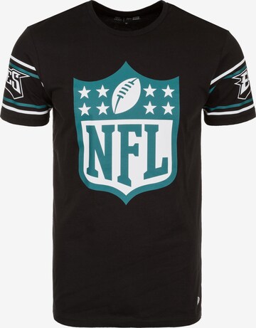 NEW ERA T-Shirt 'NFL Badge Philadelphia Eagles' in Schwarz: predná strana