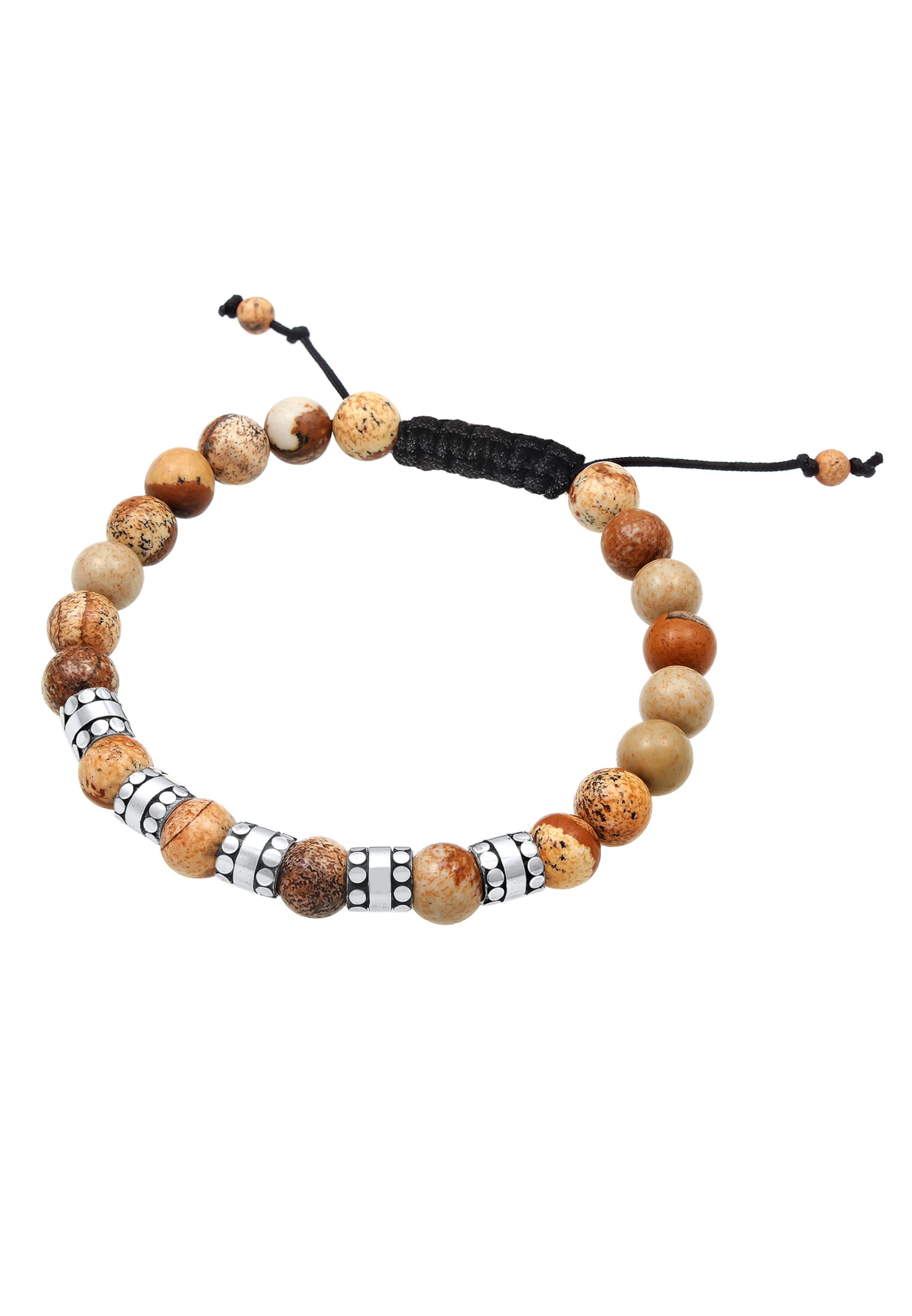 KUZZOI Bracelet 'Kugel' in Brown