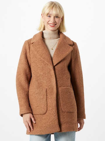 Manteau d’hiver 'Stipa' ICHI en marron : devant