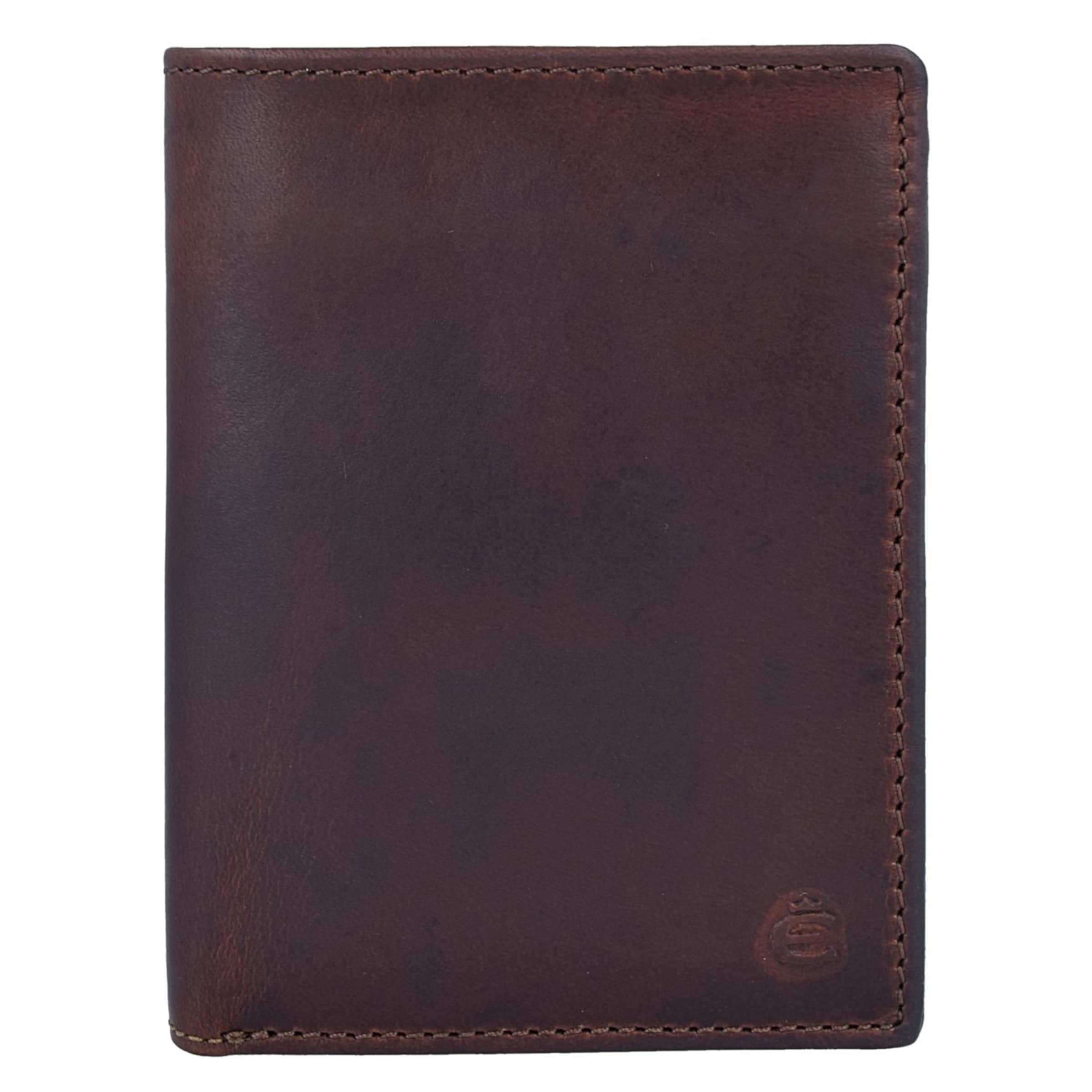 Portamonete 'Dallas' di Esquire in marrone: frontale