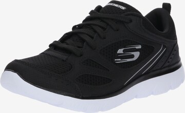 SKECHERS Låg sneaker 'Summits-Suited' i svart: framsida