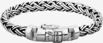 KUZZOI Armband 'Twisted' in Silber