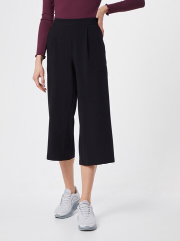 Wide leg Pantaloni cutați 'CAISA' de la ONLY pe negru: față