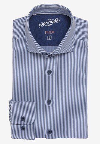 PURE Slim fit Business Shirt in Blue