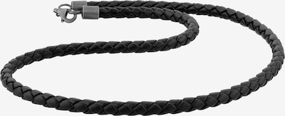 KUZZOI Halskette in schwarz / silber, Produktansicht