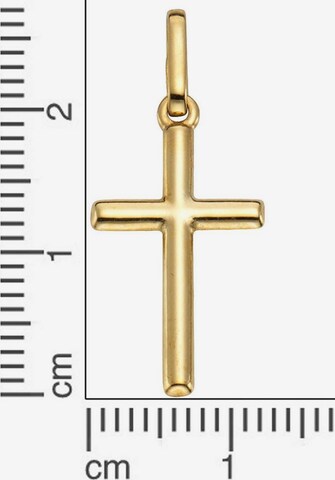 FIRETTI Kettenanhänger »glänzendes Kreuz, edel und massiv« in Gold