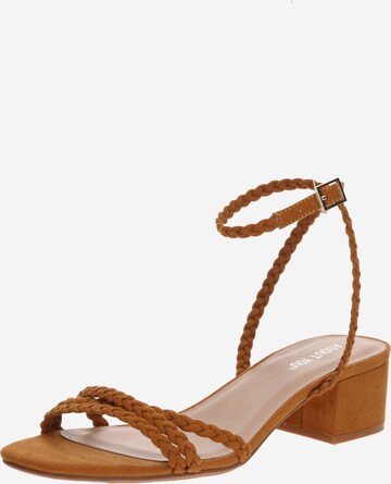 ABOUT YOU Sandalen met riem 'Madita' in Bruin: voorkant