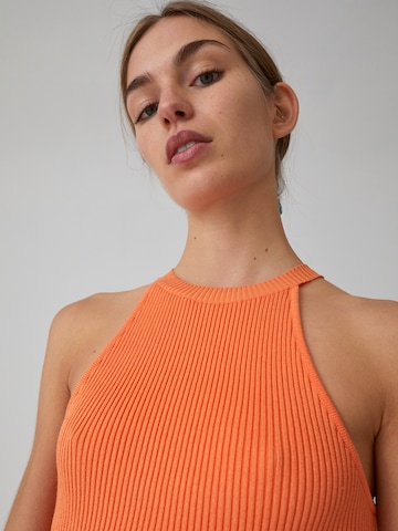 EDITED Knitted dress 'India' in Orange