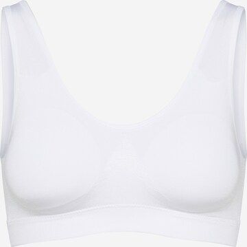 Bustier Soutien-gorge SCHIESSER en blanc : devant