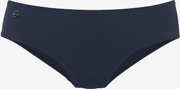 LASCANA Spodní díl plavek 'Minimal' – modrá: přední strana