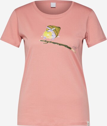 Iriedaily - Camiseta 'It Birdy' en naranja: frente