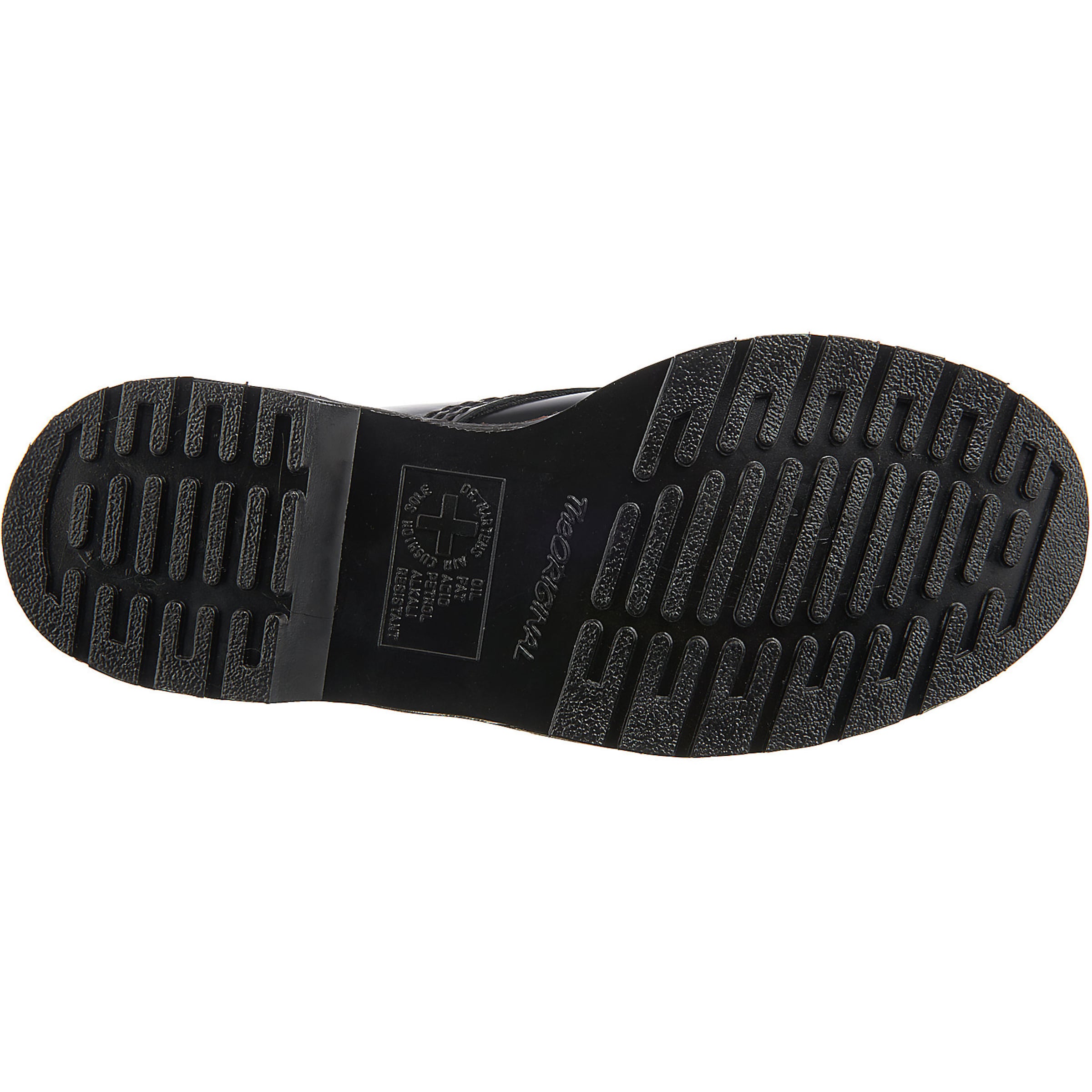 Bocanci cu șireturi '1460' de la Dr. Martens pe negru