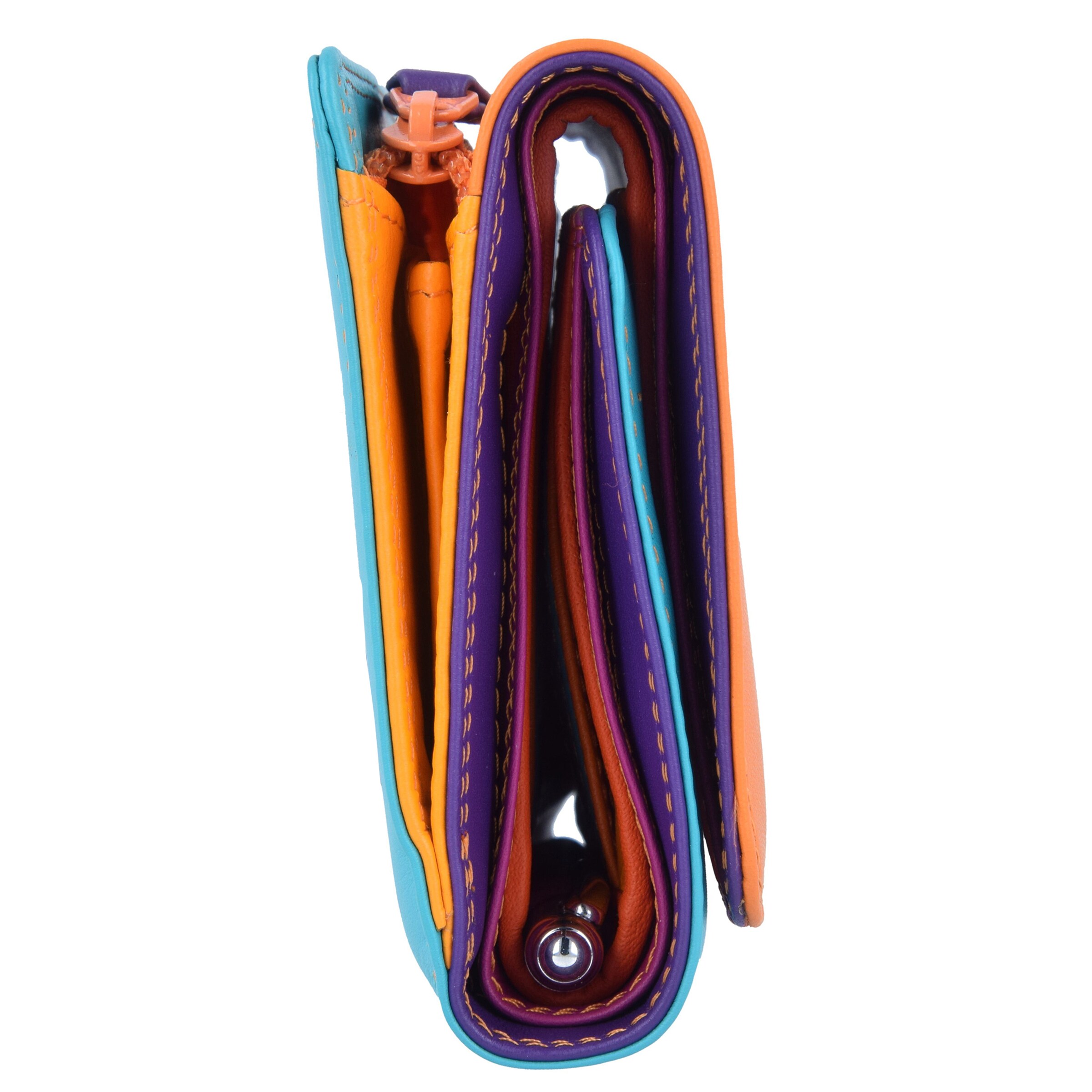 mywalit Portemonnee 'Medium Tri-fold' in Oranje