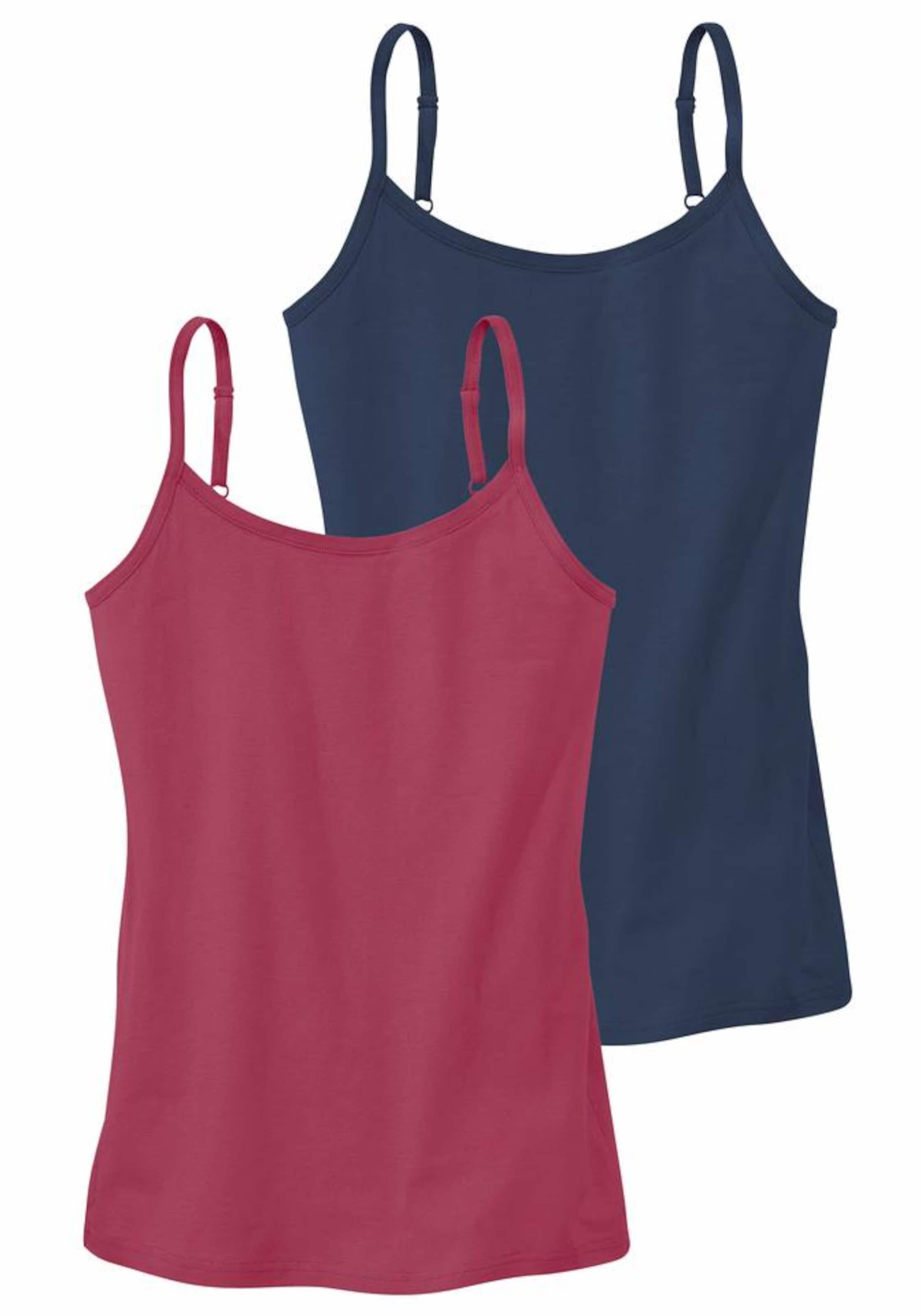 VIVANCE Top w kolorze niebieski: przód