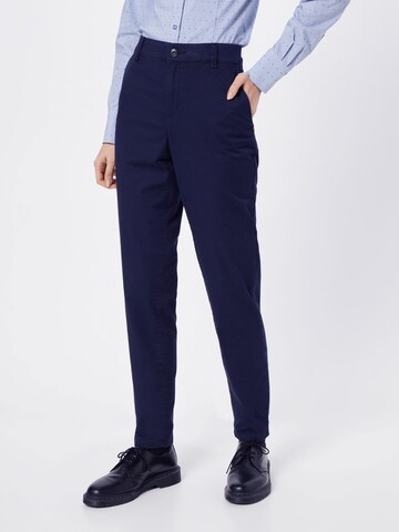 ESPRIT Regular Chino trousers in Blue: front