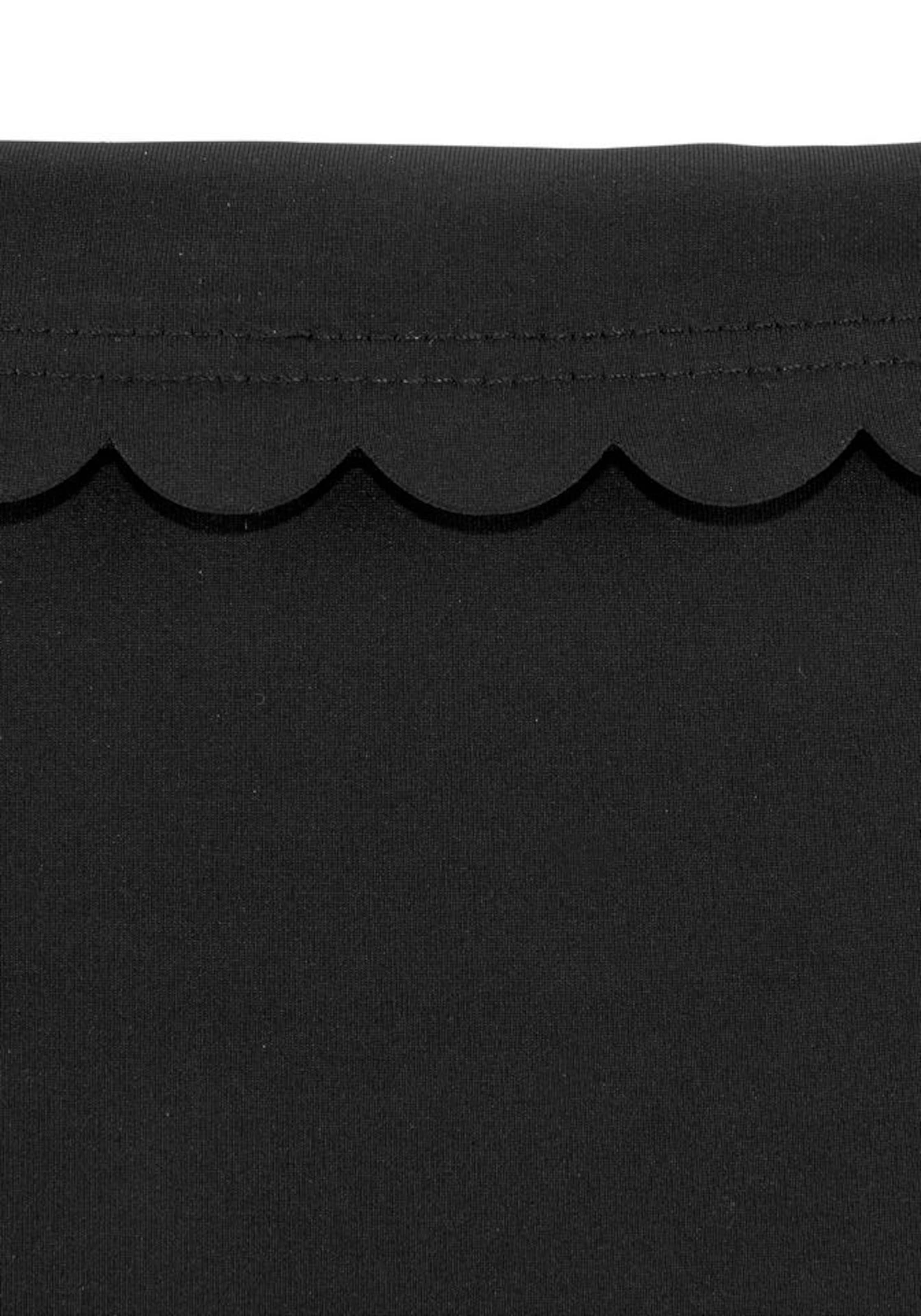 Bas de bikini 'Scallop' LASCANA en noir