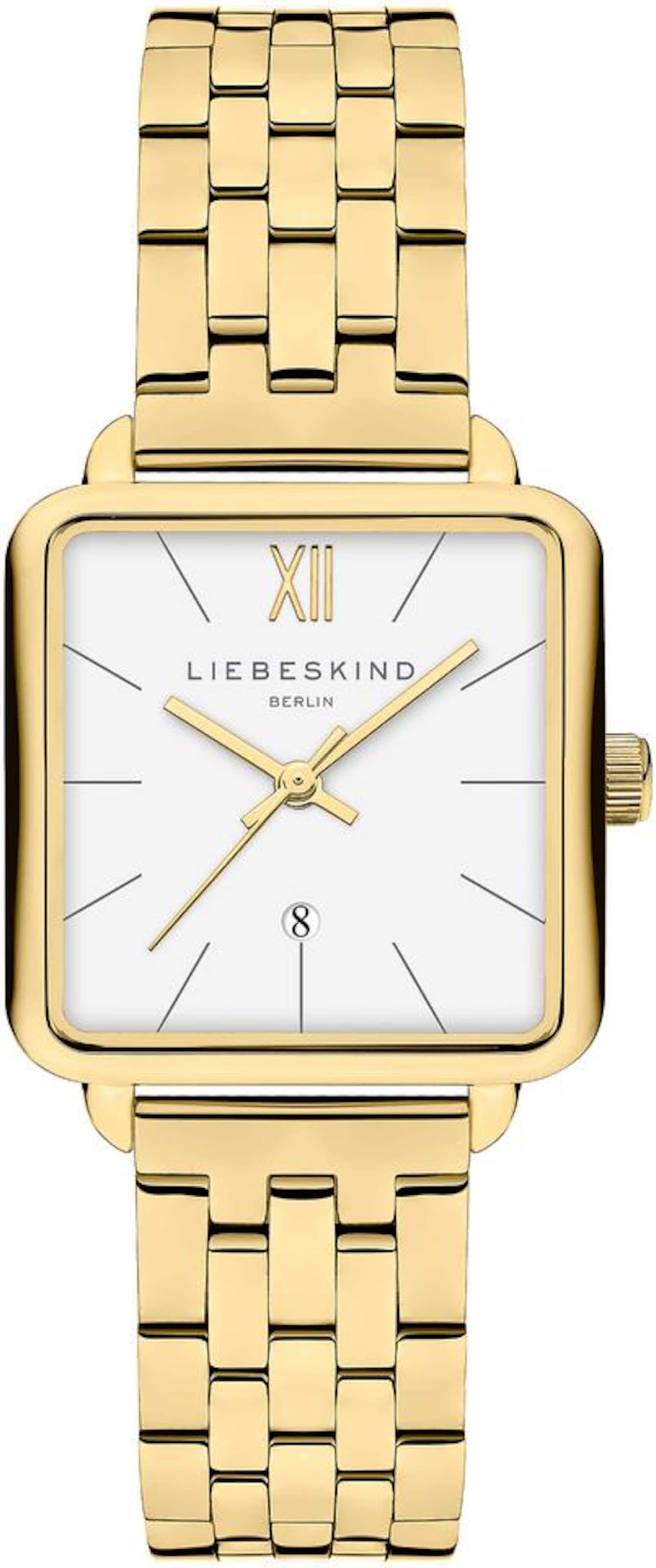 Liebeskind Berlin Uhr in Gold: Vorderseite