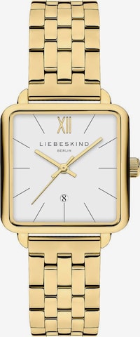 Liebeskind Berlin - Reloj analógico en oro: frente