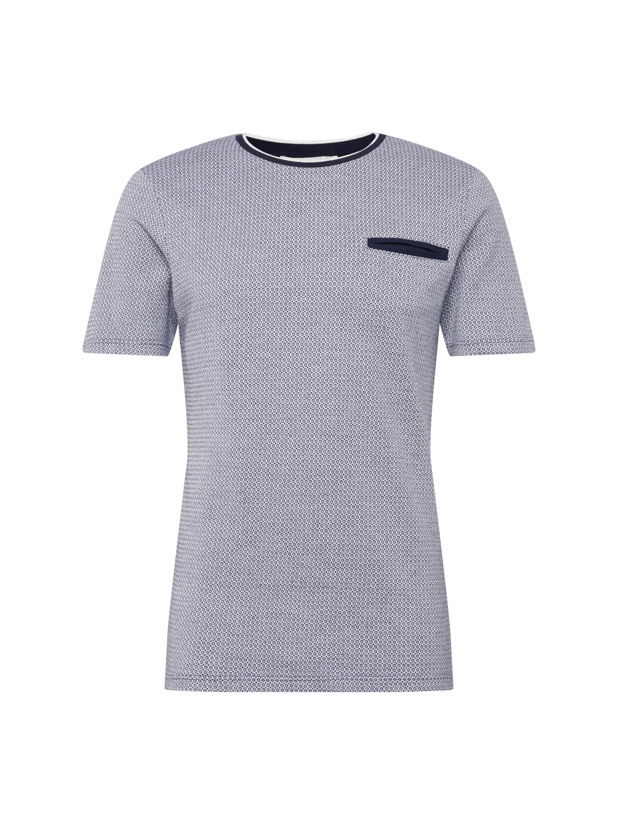 JACK & JONES - Shirt 'jprMIRO TEE SS CREW NECK BS' in de kleur Navy