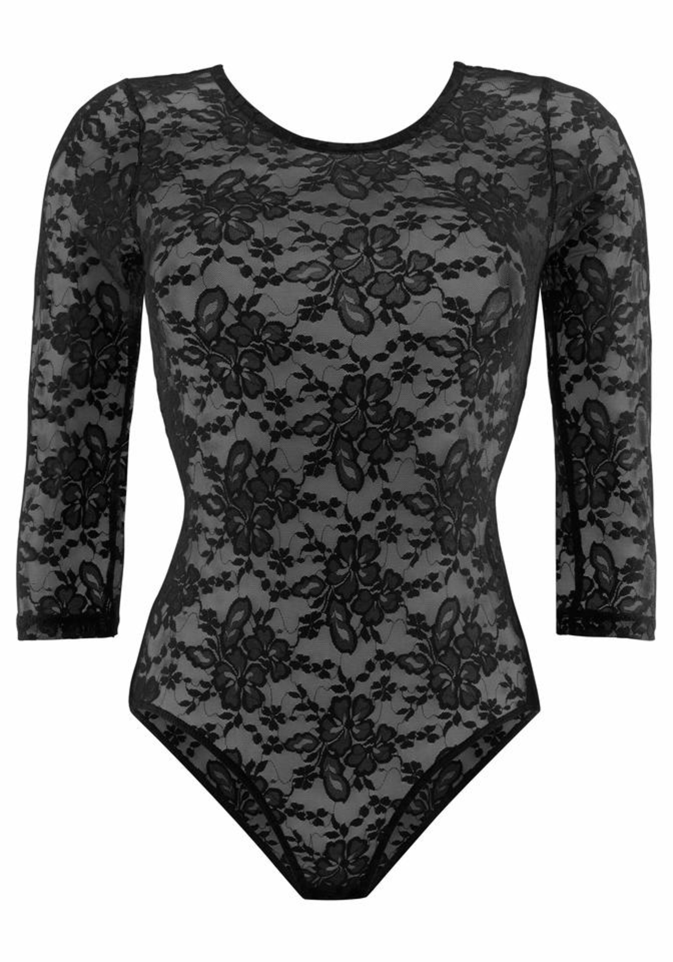 PETITE FLEUR GOLD - Body in schwarz