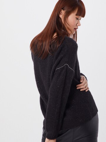 REPLAY Knit Cardigan in Black