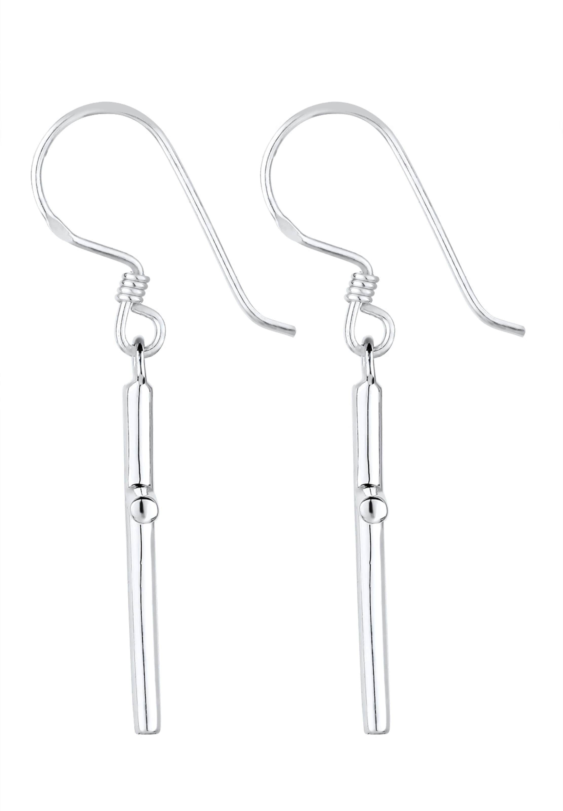 ELLI Náušnice 'Kreuz' – stříbrná