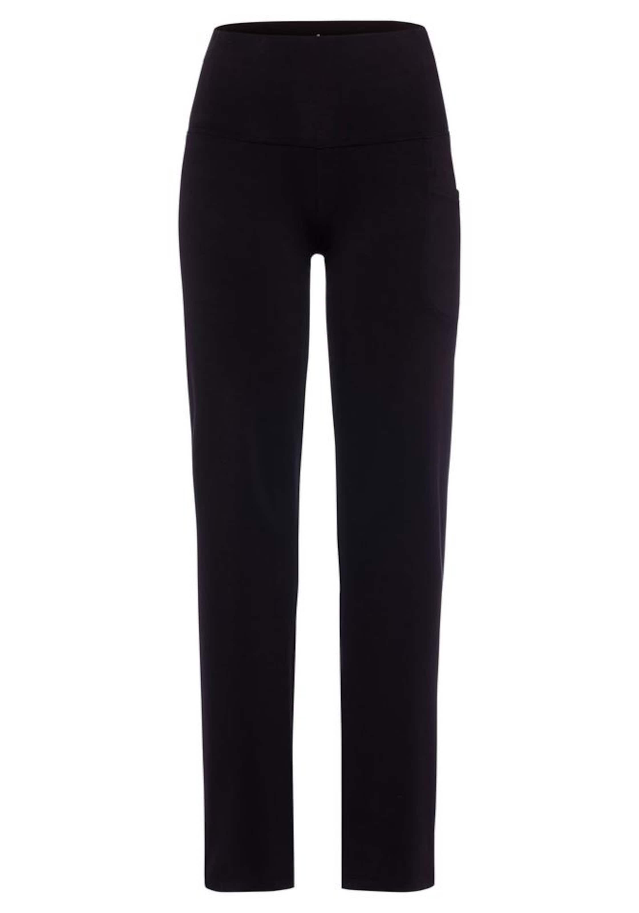 LASCANA ACTIVE Loose fit Workout Pants in Black: front