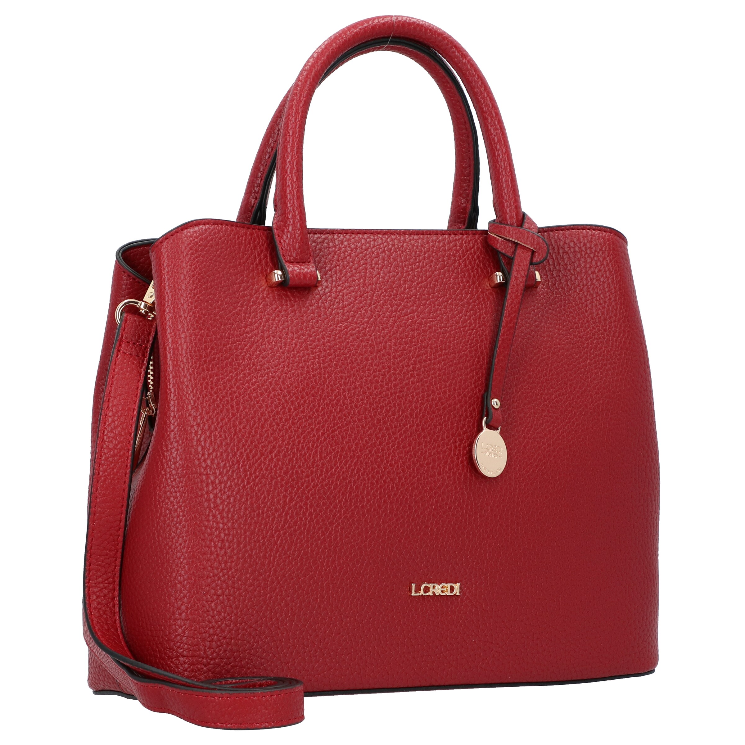 L.CREDI Handbag 'Maxima' in Red