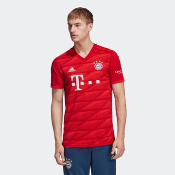 Maillot 'FC Bayern München' ADIDAS PERFORMANCE en rouge : devant
