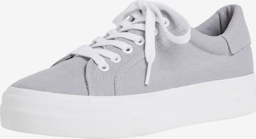 Baskets basses TAMARIS en gris : devant