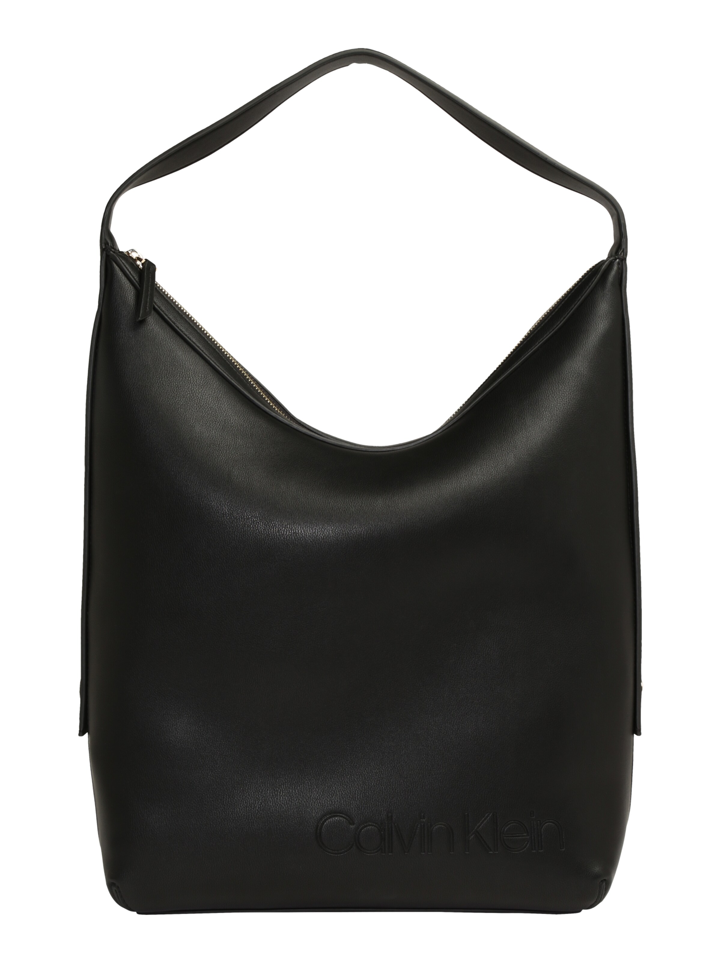 Calvin Klein - Handtas 'ATTACHED HOBO' in de kleur Zwart