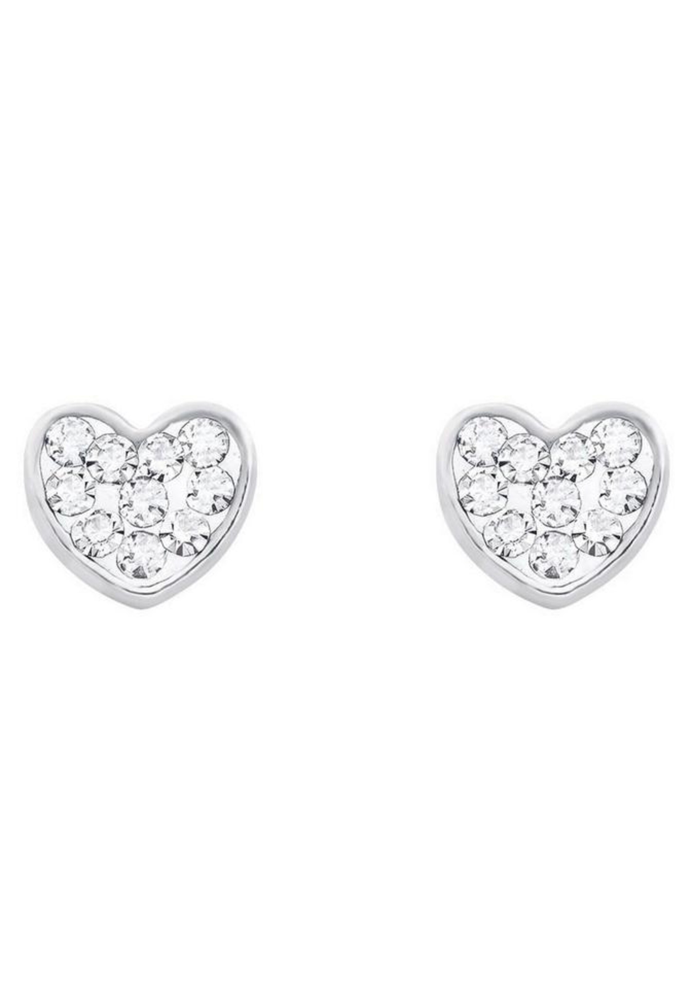 AMOR Earrings in Silver: front