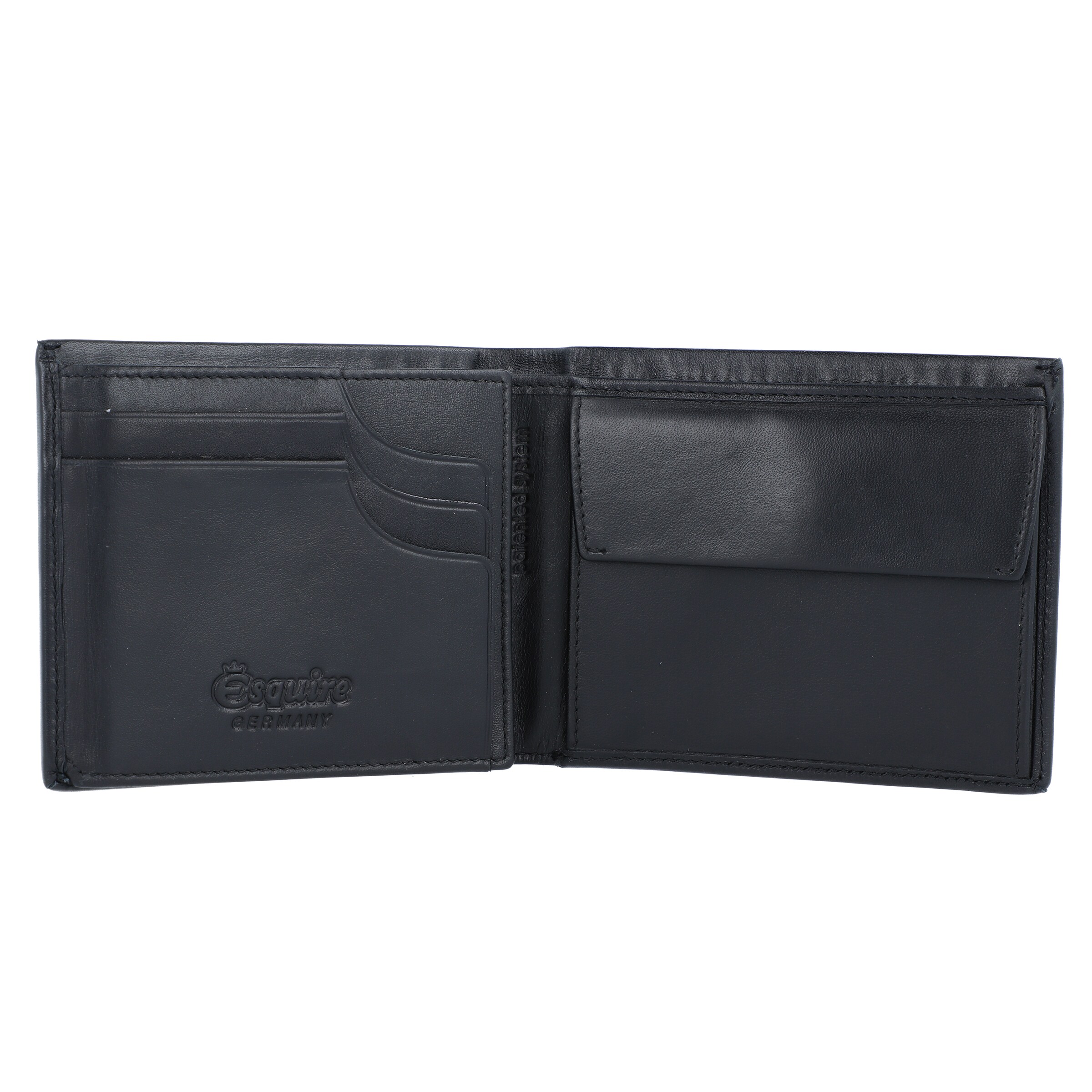 Porte-monnaies 'New Silk' Esquire en noir