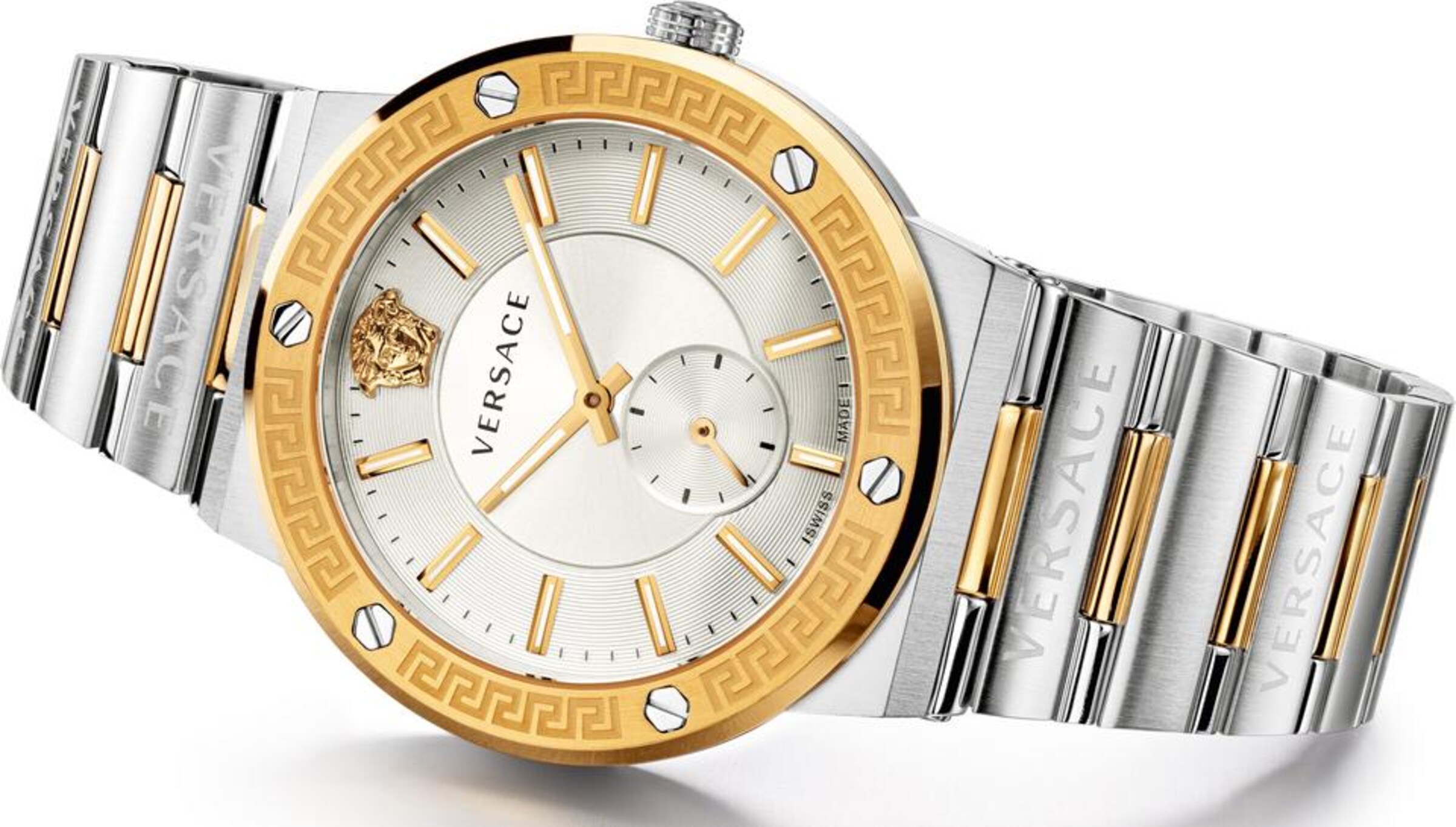 VERSACE Analog Watch in Gold: front