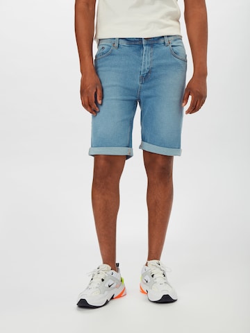 Denim Project Regular Shorts 'Mr. Orange' in Blau: predná strana