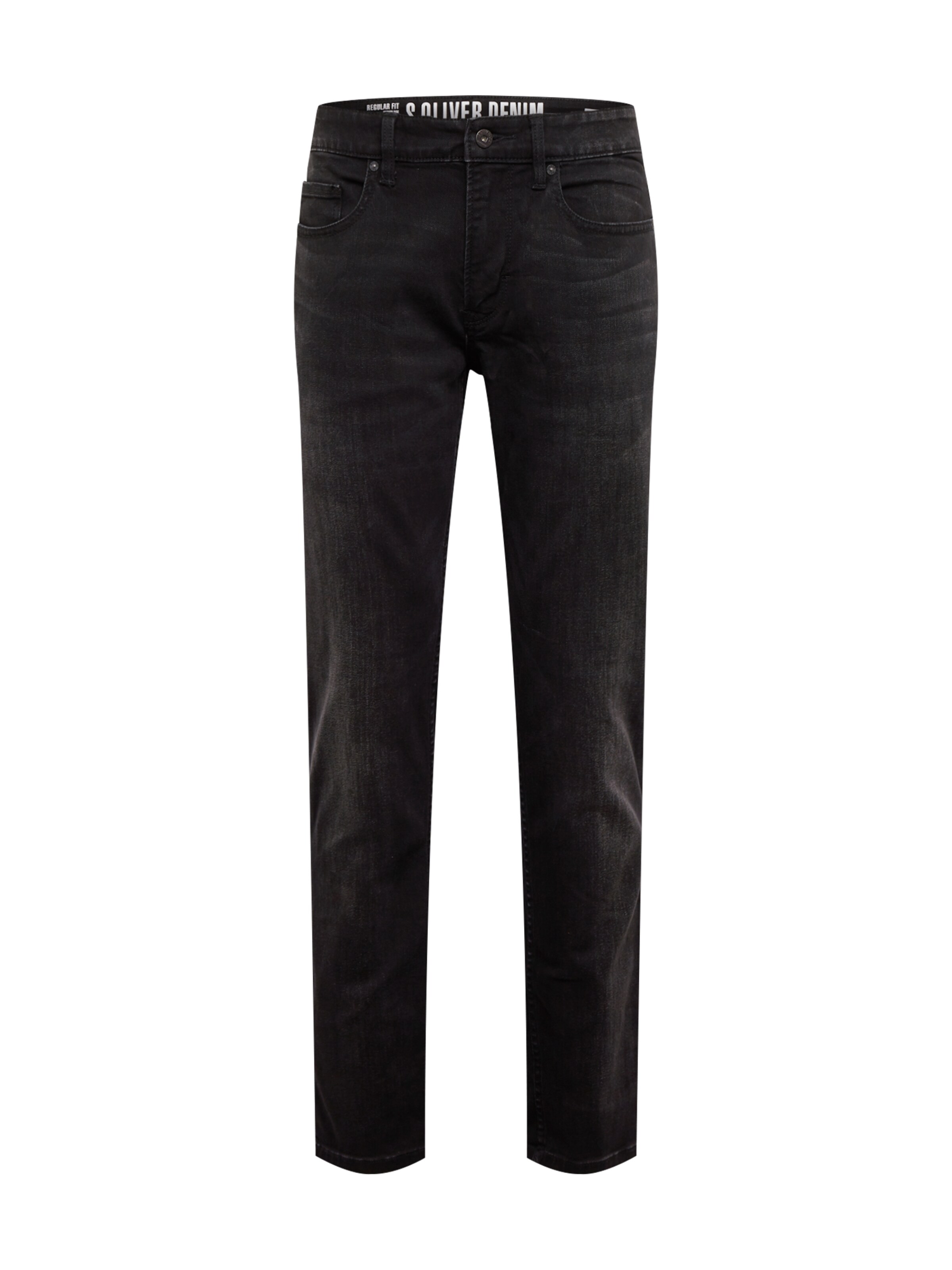 s.Oliver - Jeans in de kleur Black denim