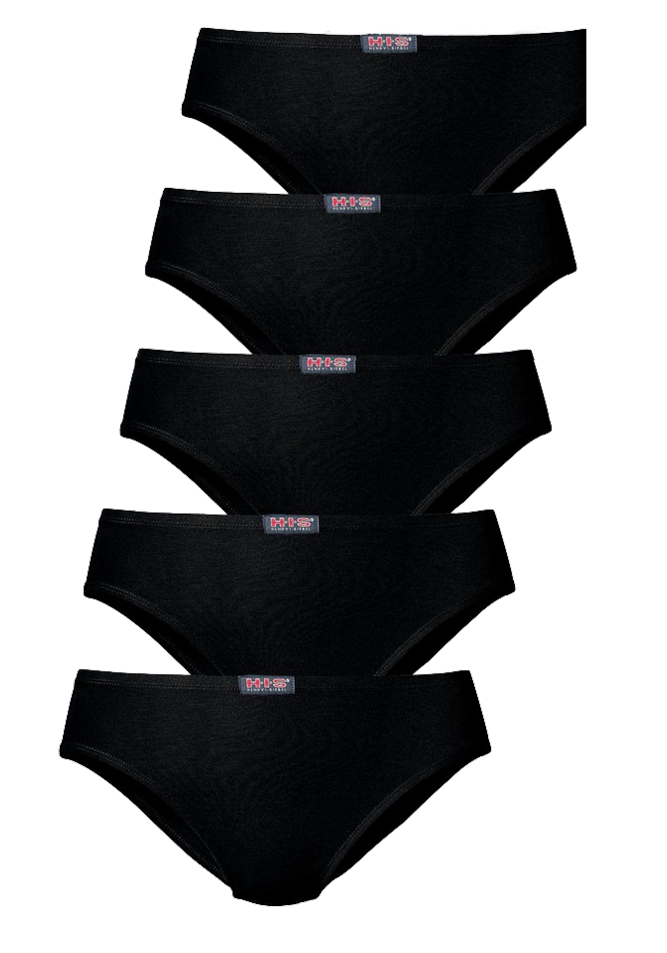 Slip H.I.S en noir : devant