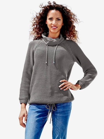 Pull-over heine en gris : devant