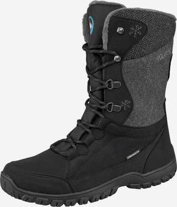 POLARINO Boots 'Elin' in Black: front