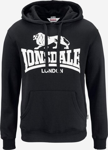 LONSDALE Sweatshirt 'GOSPORT' in Black: front