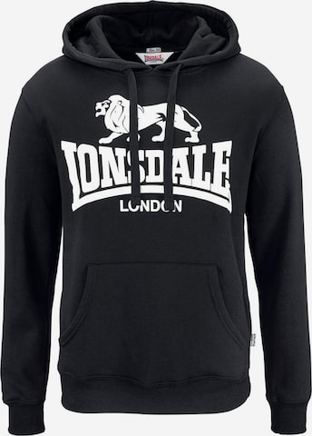 LONSDALE Sweatshirt 'GOSPORT' in Schwarz: predná strana