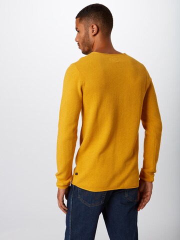 Pull-over QS en jaune : derrière