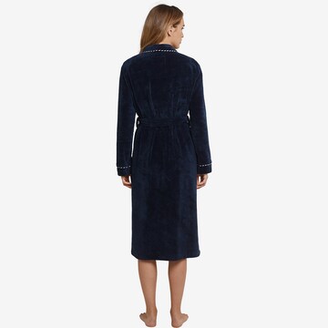 SCHIESSER Short Bathrobe in Blue