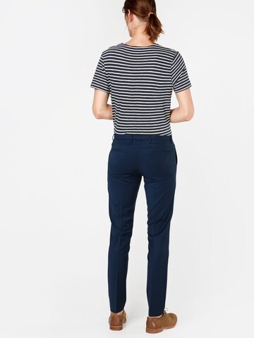 DRYKORN Slimfit Anzug 'OREGON' in Blau: Rückseite