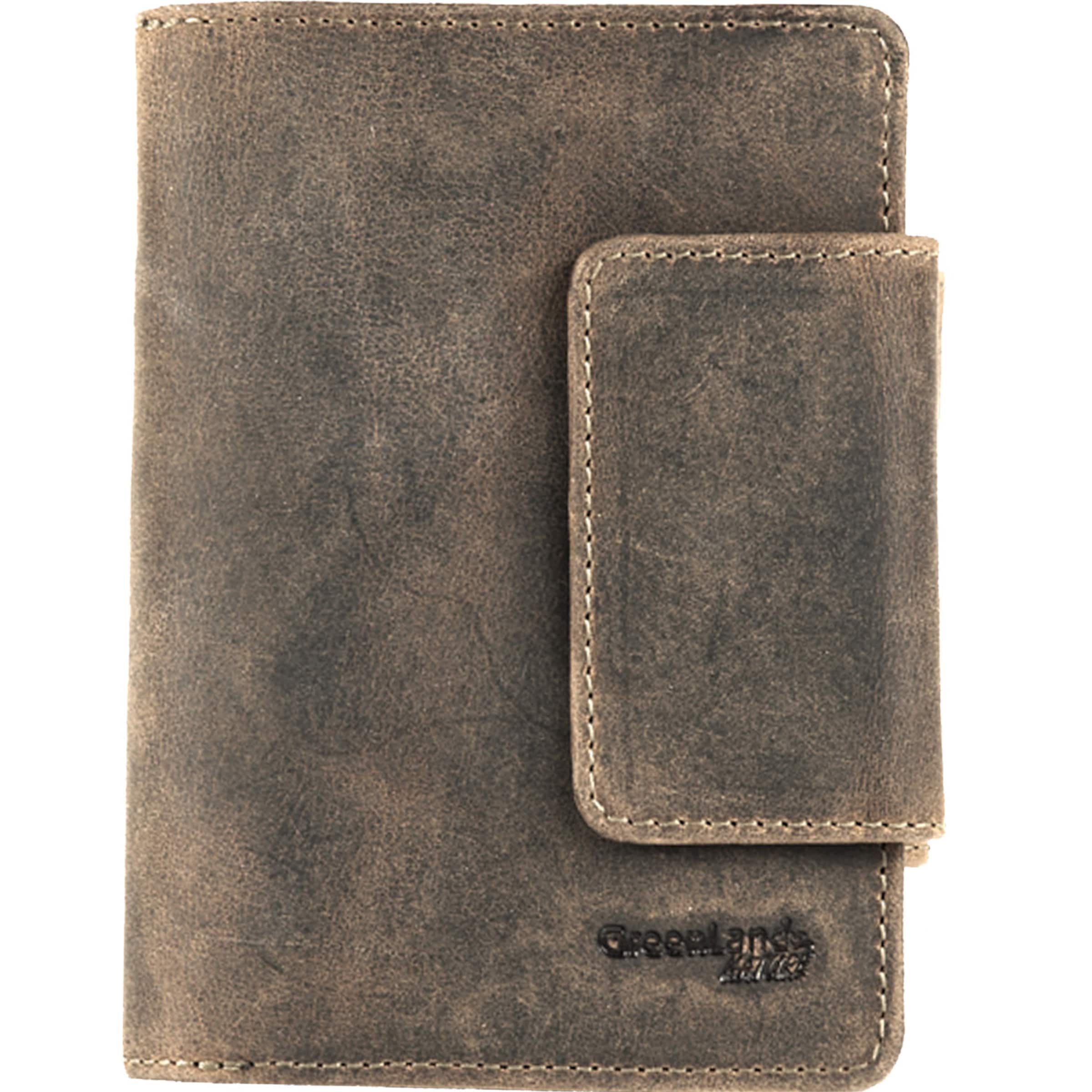 Greenland Nature Wallet in Grey: front