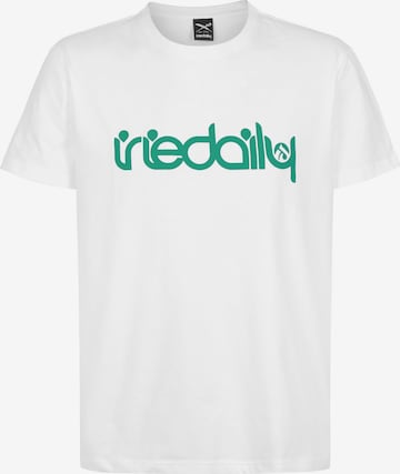 Iriedaily T-Shirt 'No Matter 4' in Weiß: front