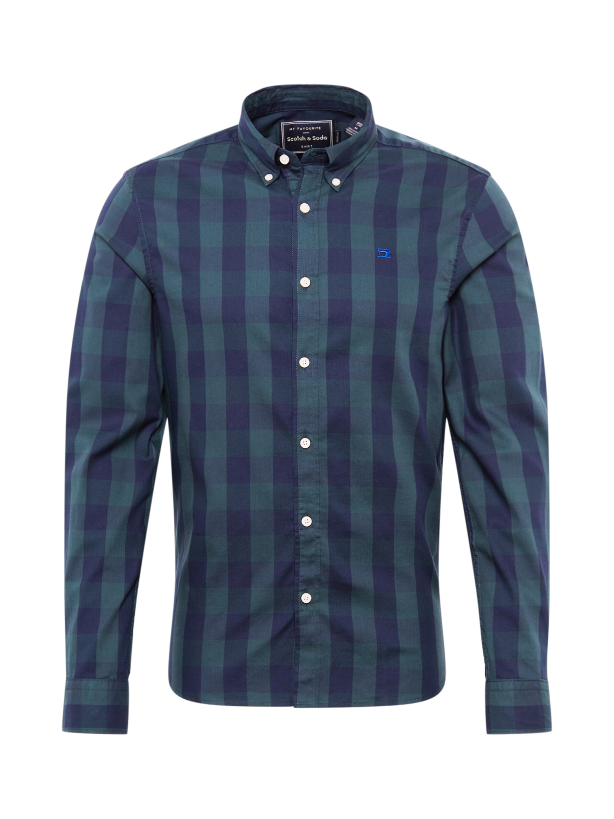 SCOTCH & SODA - Overhemd in de kleur Donkerblauw
