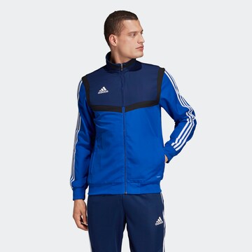 ADIDAS SPORTSWEAR Athletic Jacket 'Tiro 19' in Blue: front