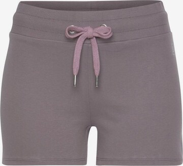 LASCANA ACTIVE - Slimfit Pantalón deportivo en gris: frente